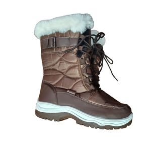 Merence boots size 8.5 color brown waterproof and sheepskin and Wool Blend Linin